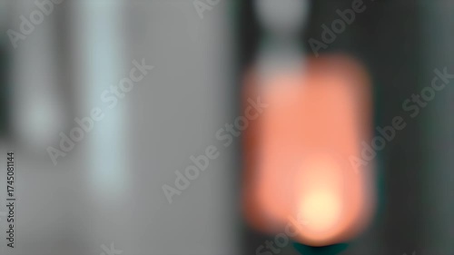 Blurred pellet stove for backgrounds or abstract