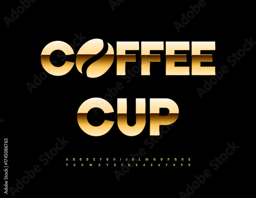 symbol, typography, sign, alphabet, logotype, number, character, coffee mug, caffeine fix, coffee cup, emblem, element, hot beverage, coffee shop, rich aroma, fresh aroma, aromatic, work break, letter