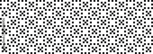 Modern Abstract Black and White Pattern Repeating Geometric Shapes square dots Pattern for Wallpapers, Digital Art, and Graphic Projects