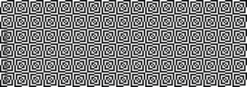 Modern Abstract Black and White Pattern Repeating Geometric Shapes squared lines Pattern for Wallpapers, Digital Art, and Graphic Projects
