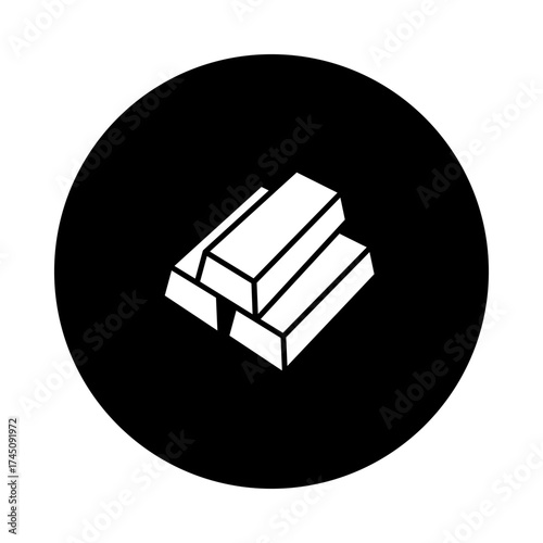 A shiny, solid gold bar or ingot. A powerful symbol of wealth, finance, banking, investment, and precious metals. Great for financial websites, economic news, or luxury concvector illustration, eps 10