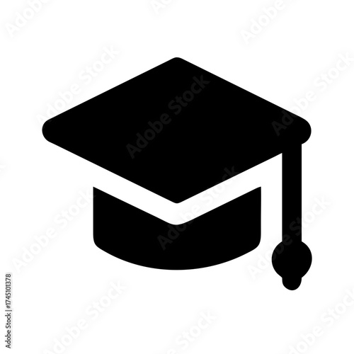Vector art of graduation cap