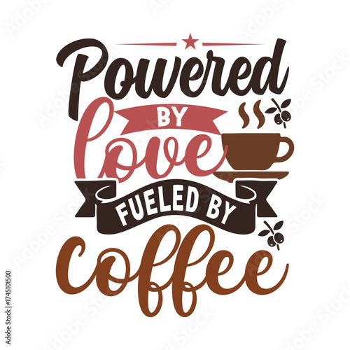Funny Coffee Love Quote Vector SVG T-Shirt Design