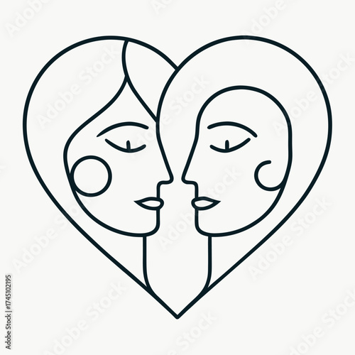 couple with heart