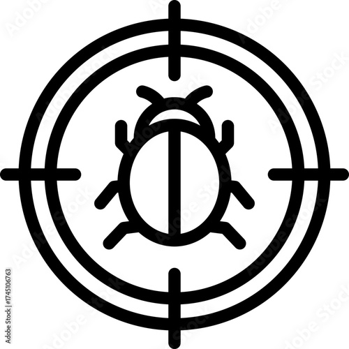 Mite Icon Vector Element