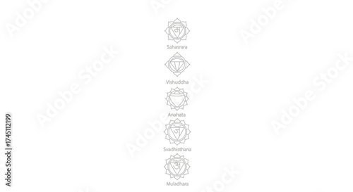 Discover inner peace and balance with a visual representation of the seven primary chakras, symbolizing spiritual energy centers for holistic well-being.