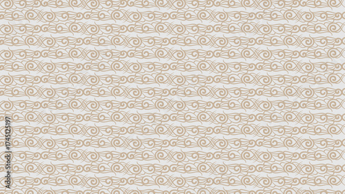 Repeatable Abstract Geometric Pattern. Light Beige