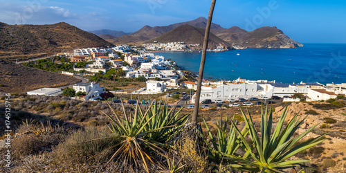 Village of San José, Cabo de Gata-Níjar Natural Park, UNESCO Biosphere Reserve, Hot Desert Climate Region, Almería, Andalucía, Spain, Europe