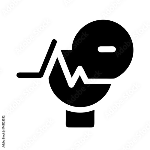 Vector art of brain scan