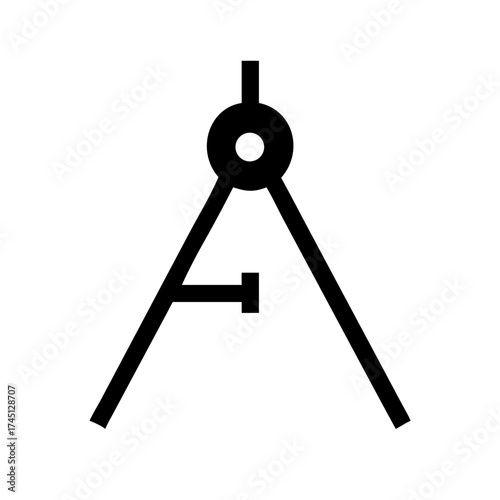 Vector art of compass icon