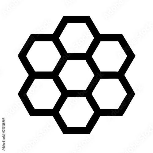 Vector art of honeycomb