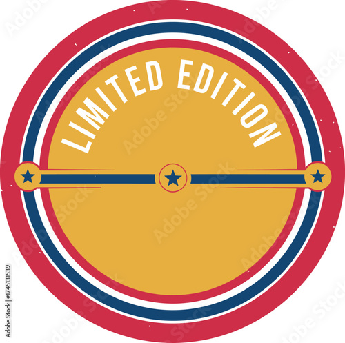 Limited Edition Seal with Stars and Stripes Design