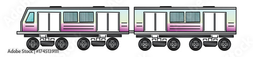 local train vector graphics design, local train illustration png images 