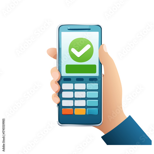 Vector Successful Payment Screen