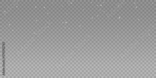 Ethereal sparkling dust with glowing particles on a dark background. Perfect for magical effects, fantasy designs, and festive decorations.