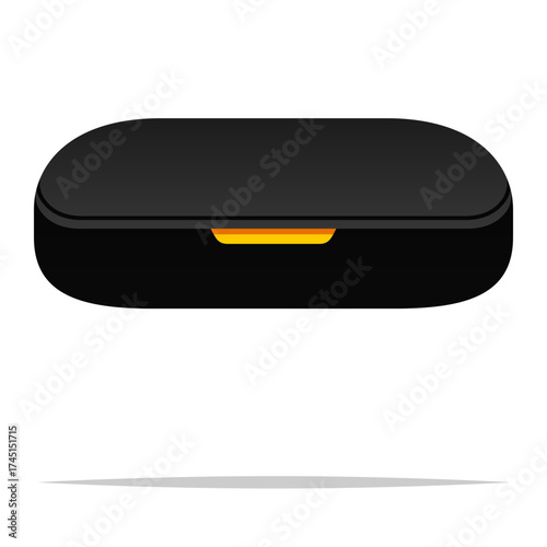 Glasses case vector isolated illustration