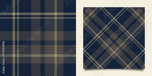 Plaid pattern seamless tartan check plaid for skirt, tablecloth, blanket, duvet cover or other modern textile print