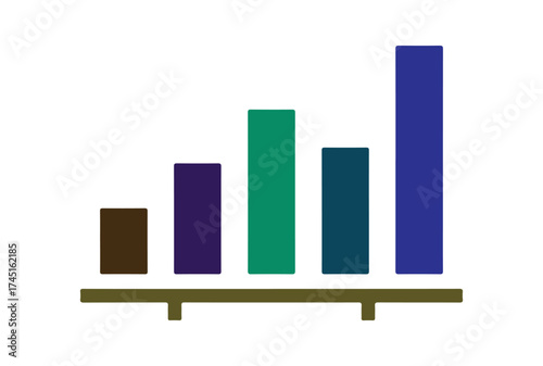 Bar Chart Icon Design
