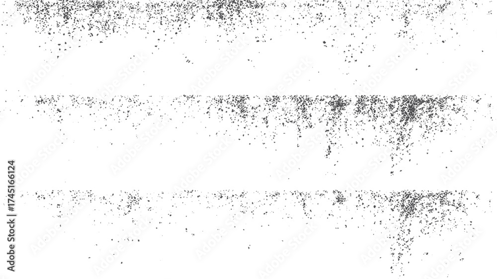 Fototapeta premium Distressed scratched texture frame with transparent grunge background. Dust grain overlay texture frame for retro vintage design compositions. 