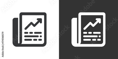 Increase Icon. Solid glyph series icon