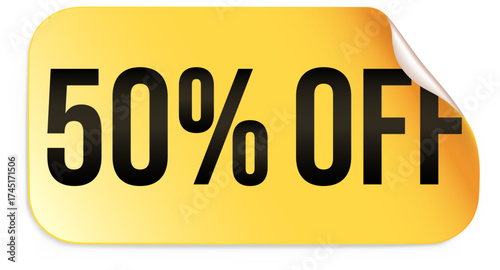 Sticker 50% Off