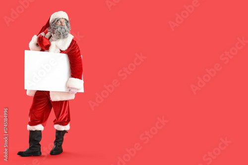 Santa Claus with bag full o...
