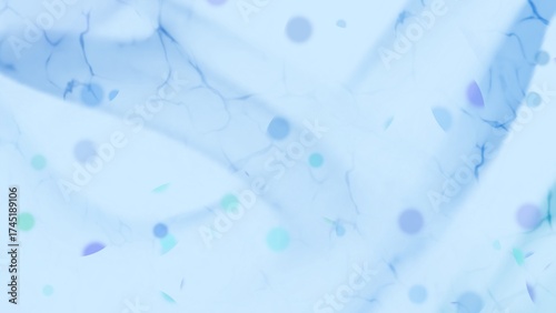 Sky Blue Handmade Fiber Paper Background.