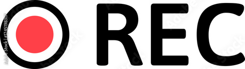 Recording media button icon for video interface
