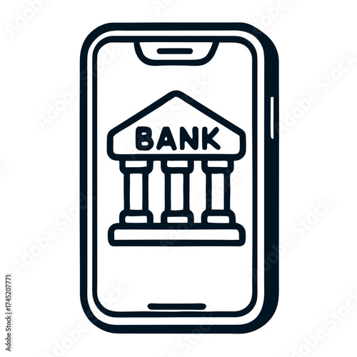 Financial Fintech Virtual Banking Access on Mobile. Secure Account Management for Seamless Transactions