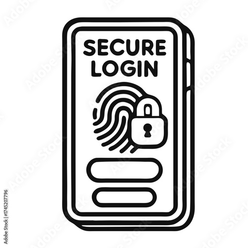 Financial Fintech Secure Virtual Banking Login with Fingerprint Authentication