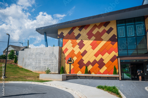 The front of a library — where curiosity begins its journey, Lawrenceville, Georgia, United States of America