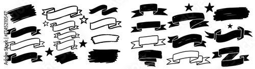 Hand-Drawn Doodles and Sketchy Arrows: Directional Cues, Creative Elements, and Graphical Accents in a Playful, Organic Style for Presentations, Marketing, and Design Projects