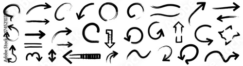 Doodle Scribbles: A Black & White Hand-Drawn Set of Vector Doodles & Scribbles, perfect for decoration and creative design projects. Fresh approach for marketing, hand-made and creative illustrations.