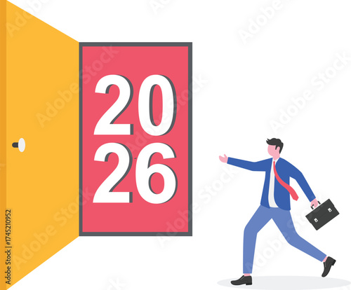 Year 2026 economic outlook, forecast or visionary to view future, challenge,

