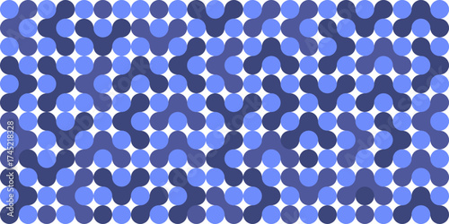 A mesmerizing array of intricate interlocking shapes creates a harmonious, visually dynamic abstract background