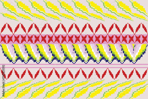 set of colorful ribbons, Dynamic bursts of red and yellow — a bold pattern that energizes every design.
