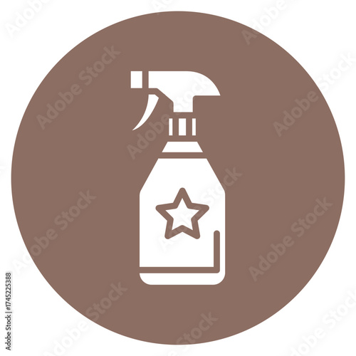 Sparay Bottle icon vector image. Can be used for House Cleaning.