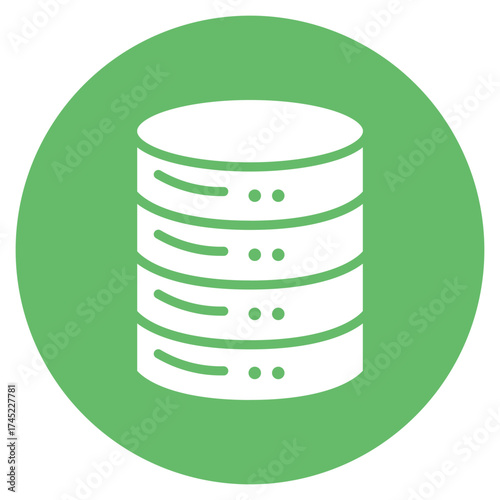 Database Chat icon vector image. Can be used for Web Hosting.
