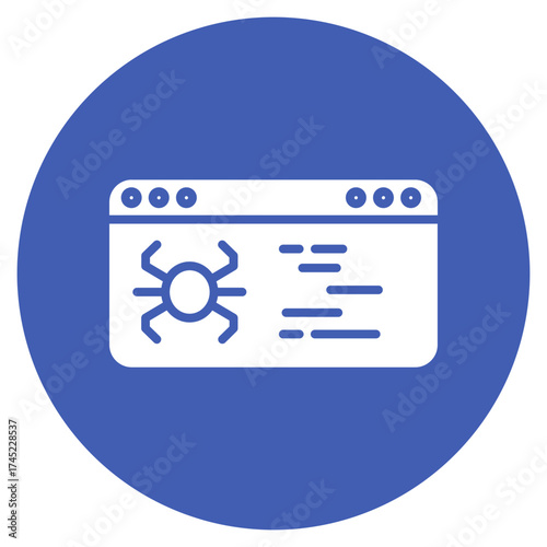 Debug icon vector image. Can be used for Computer Programming.