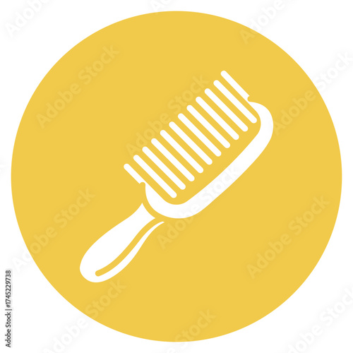 Hair Brush icon vector image. Can be used for Spa.