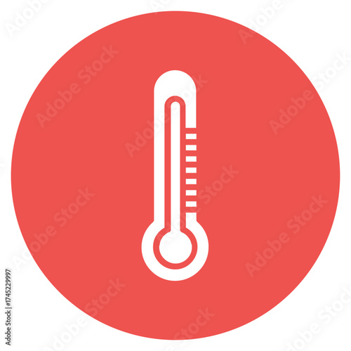 Thermometer icon vector image. Can be used for Spa.