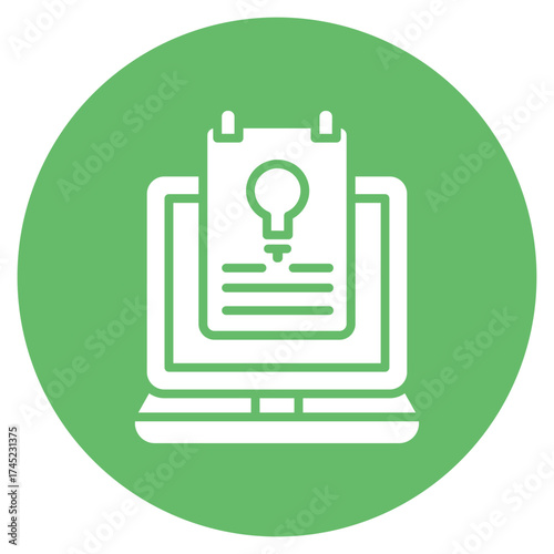 Online Article icon vector image. Can be used for Seo and Web.