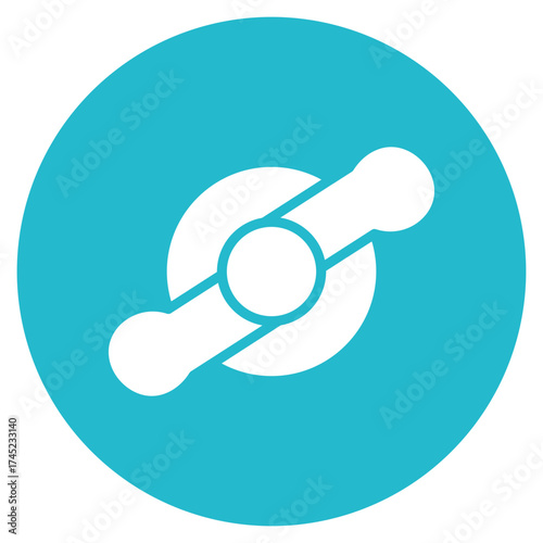 Joint icon vector image. Can be used for Prison.