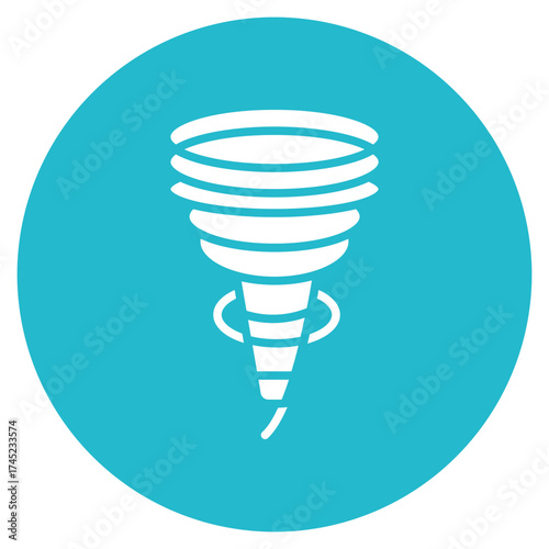 Hurricane icon vector image. Can be used for Natural Disaster.