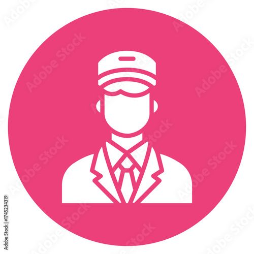 Salesperson icon vector image. Can be used for Women.