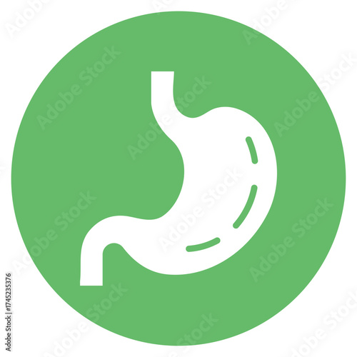 Stomach icon vector image. Can be used for Human Anatomy.