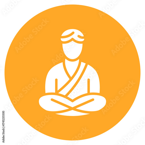 Humility icon vector image. Can be used for Personality Traits.