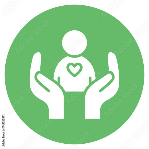 Kindness icon vector image. Can be used for Personality Traits.