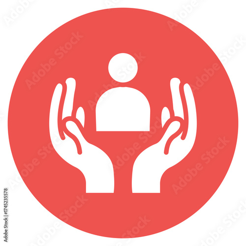 Compassion icon vector image. Can be used for Personality Traits.