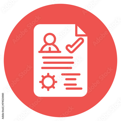 Process Documentation icon vector image. Can be used for Quality Assurance.